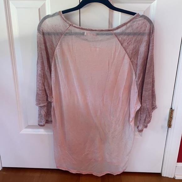 Flowy oversized baseball tee - Picture 2 of 2